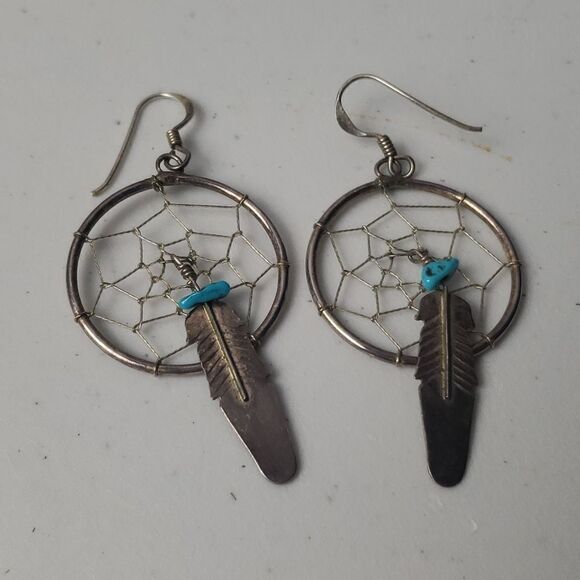 Dream Catcher Earrings  - Picture 1 of 2
